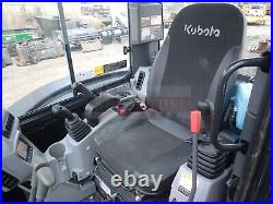 2016 Kubota Kx040-4 Mini Excavator, Cab, 2 Speed, Heat Ac, 289 Hrs, 41 HP Diesel