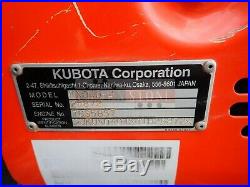 2016 Kubota Kx040-4r1a Mini Excavator, 661 Hrs, Angle Blade, 2 Speed, 40 HP