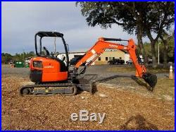 2016 Kubota U35-4 Mini Excavator, Diesel Engine, ONLY 297 HOURS! Ready to work 2016 Kubota U35-4 Mini Excavator, Diesel Engine, ONLY 297 HOURS! Ready to work