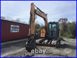 2016 Sany SY75 Hydraulic Midi Excavator with Cab Only 1700Hrs SUPER CLEAN