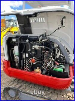 2016 Takeuchi Mini Excavator TB240 AUX HYD 2 Speed Open Cab