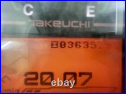 2016 Takeuchi Tb240 Orops Mini Compact Track Excavator