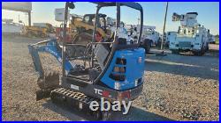 2016 Terex TC16 Compact Mini Excavator 8ft dig 110hrs Used