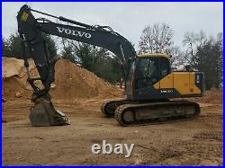 2016 Volvo EC160EL Hydraulic Excavator A/C Aux Hyd thumb coupler 1800hrs