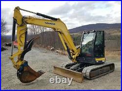 2016 Yanmar Vio80 Excavator 18k Lb Hydraulic Thumb Heat A/c Hyd Q/c We Finance