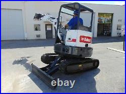 2017 BOBCAT E26 MINI EXCAVATOR 6,000 LB 2 SPEED With BLADE SELECTABLE CONTROLS