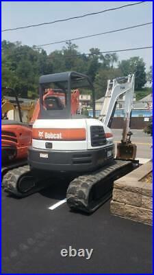 2017 Bobcat E50 Excavator Open Cab Tracks In Good Condition
