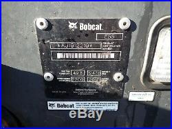 2017 Bobcat E55 Mini Excavator, Cab, Heat/ac, Hyd Thumb, 603 Hrs, 2spd, 49.8 HP