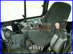 2017 Bobcat E55 Mini Excavator, Cab, Heat/ac, Hyd Thumb, Hyd X-change, 765 Hrs