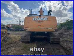 2017 Case CX250D Excavator Cab Backhoe Track Hoe A/C Solid Strut Thumb bidadoo
