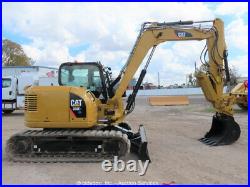 2017 Caterpillar 308E2CR Mini Excavator Cab A/C Hyd Thumb 30 Bucket bidadoo