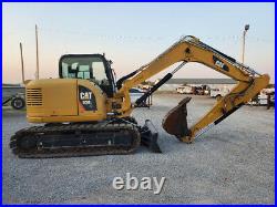 2017 Caterpillar 308E Cab A/C Mini Midi Ex Excavator Trackhoe CAT