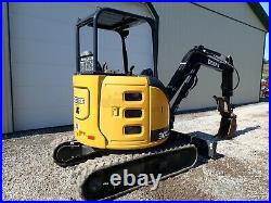 2017 Deere 30g Mini Excavator, Orops, 2 Speed, Hydraulic Thumb, 261 Hrs, 23 HP