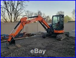 2017 Hitachi ZX50U Mini Excavator withThumb 10,560 lbs Only 81 Hours MINT
