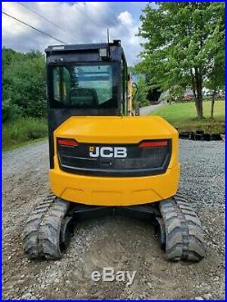2017 Jcb 48z Excavator Cab Heat A/c Hydraulic Thumb Ready To Work! We Finance