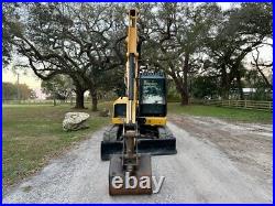 2017 Jcb 85z-1 Excavator A/c Cab Angle Blade Zero Tail Swing