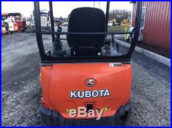 2017 Kubota KX018-4 Hydraulic Mini Excavator One Owner Only 1300 Hours