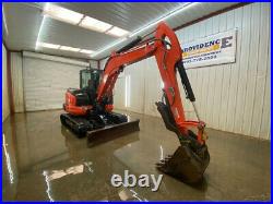 2017 Kubota Kx057-4 With Cab Track Excavator With A/c And Heat, 2-speed