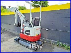 2017 Takeuchi TB210R Mini Excavator Digger 2535 lbs Only 223 Hrs -Work Ready