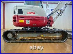 2017 Takeuchi Tb260 With Cab, A/c And Heat, Dual Front Auxiliary, Thumb,