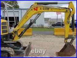 2017 Wacker Neuson EZ53 VDS Mini Excavator Rubber Tracks Backhoe Aux Hyd bidadoo