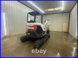 2018 BOBCAT E35i ZTS COMPACT TRACK EXCAVATOR WITH OROPS, FRONT AUX, 2 SPEED