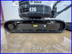 2018 Bobcat E26 Orops Mini Compact Track Excavator