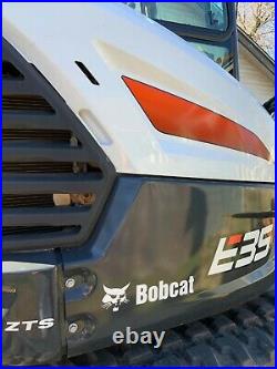 2018 Bobcat E35i ZTS R Series mini excavator Enclosed Cab Only 495 hrs! AC/Heat