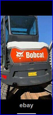 2018 Bobcat E35i ZTS R Series mini excavator Enclosed Cab Only 495 hrs! AC/Heat