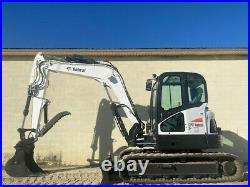 2018 Bobcat E385 Excavator 1400 Hrs Hydrulic Thumb
