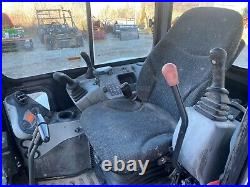 2018 Bobcat E55 Mini Excavator, Cab, Aux Hyd, Long Arm, Hyd X-change, Heat A/c