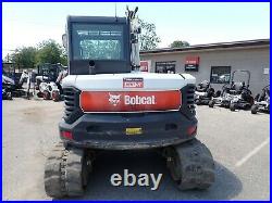 2018 Bobcat E85 Excavator, Cab, Heat/ac, 2 Speed, Hyd Thumb, 1054 Hrs, 65.9 HP