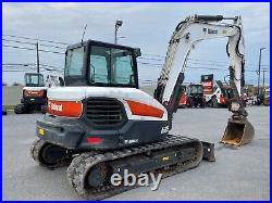 2018 Bobcat E85 Excavator, Cab, Heat/ac, Thumb, 1 Owner, 1887 Hrs, 2 Spd, 65.9hp