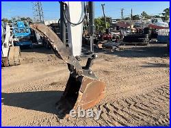 2018 Bobcat E85 Excavator Enclosed A/C Hyd Thumb Long Arm Rubber Track