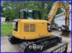 2018 Cat 308E CR Excavator Tractor Diesel Used Hydraulic Thumb 700 Hours