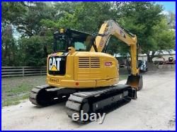 2018 Caterpiller 308e2 Cr Excavator A/c Cab Backup Cam Track Pads 717 Hr