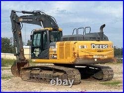 2018 John Deere 210G LC Excavator Cab Backhoe Trackhoe Aux Hydraulics bidadoo