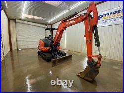 2018 Kubota Kx040-4 Orops Mini Compact Excavator With Front Auxiliary, 18 Quick