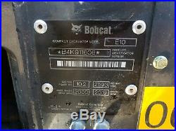 2019 Bobcat E10 Mini Excavator, Orops, 205hrs, 2 Spd, Aux Hydraulics, 10.2 HP