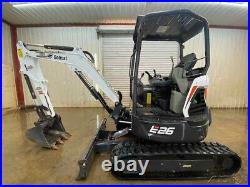 2019 Bobcat E26 Orops Compact Mini Track Excavator With 2-speed
