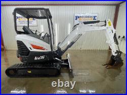 2019 Bobcat E26 Orops Compact Mini Track Excavator With 2-speed, Front Aux