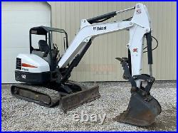 2019 Bobcat E42 Mini Excavator, Hyd Thumb, Keyless Start, 413 Hrs, 42.7 HP