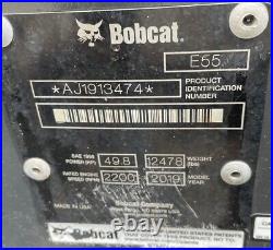 2019 Bobcat E55 Long Arm with Only 804 Original Hours! #4030