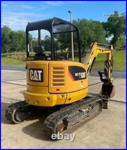 2019 Caterpillar 302.7d Cr Open Cab Track Mini Excavator Cat 302