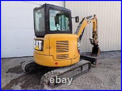 2019 Caterpillar 303.5e2 Cr Mini Excavator, Cab, Heat/ac, 2 Spd, Thumb, 1014 Hrs