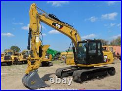 2019 Caterpillar 313FL GC Excavator Hydraulic Thumb Trackhoe Aux Hyd bidadoo