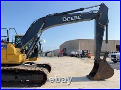 2019 John Deere 210G Hydraulic Excavator Trackhoe Aux Hyd Cab A/C Bucket bidadoo