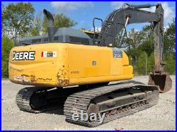 2019 John Deere 210G LC Hydraulic Excavator Cab A/C Aux Diesel Trackhoe bidadoo