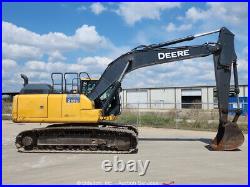 2019 John Deere 210G LC Hydraulic Excavator Trackhoe A/C Cab Diesel Aux bidadoo