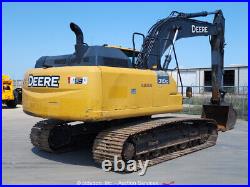 2019 John Deere 210G LC Hydraulic Excavator Trackhoe Aux Hyd Cab A/C BKT bidadoo